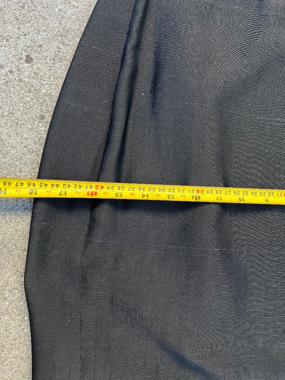 Vtg Yohji Yamamoto runway maxi skirt 100 silk size small semi sheer 90s cbk 80s - Picture 7 of 11